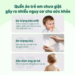 Túi Nước Giặt Aiwibi Enzymes Baby Laundry Detergent Giặt Đồ Lót & Đồ Cho Bé 250ml