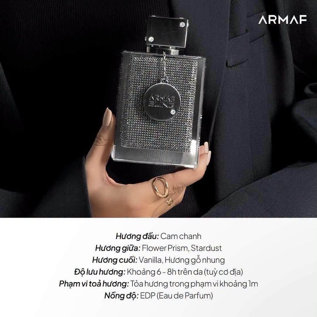 Nước Hoa Armaf Club De Nuit Bling EDP Spray 75ml