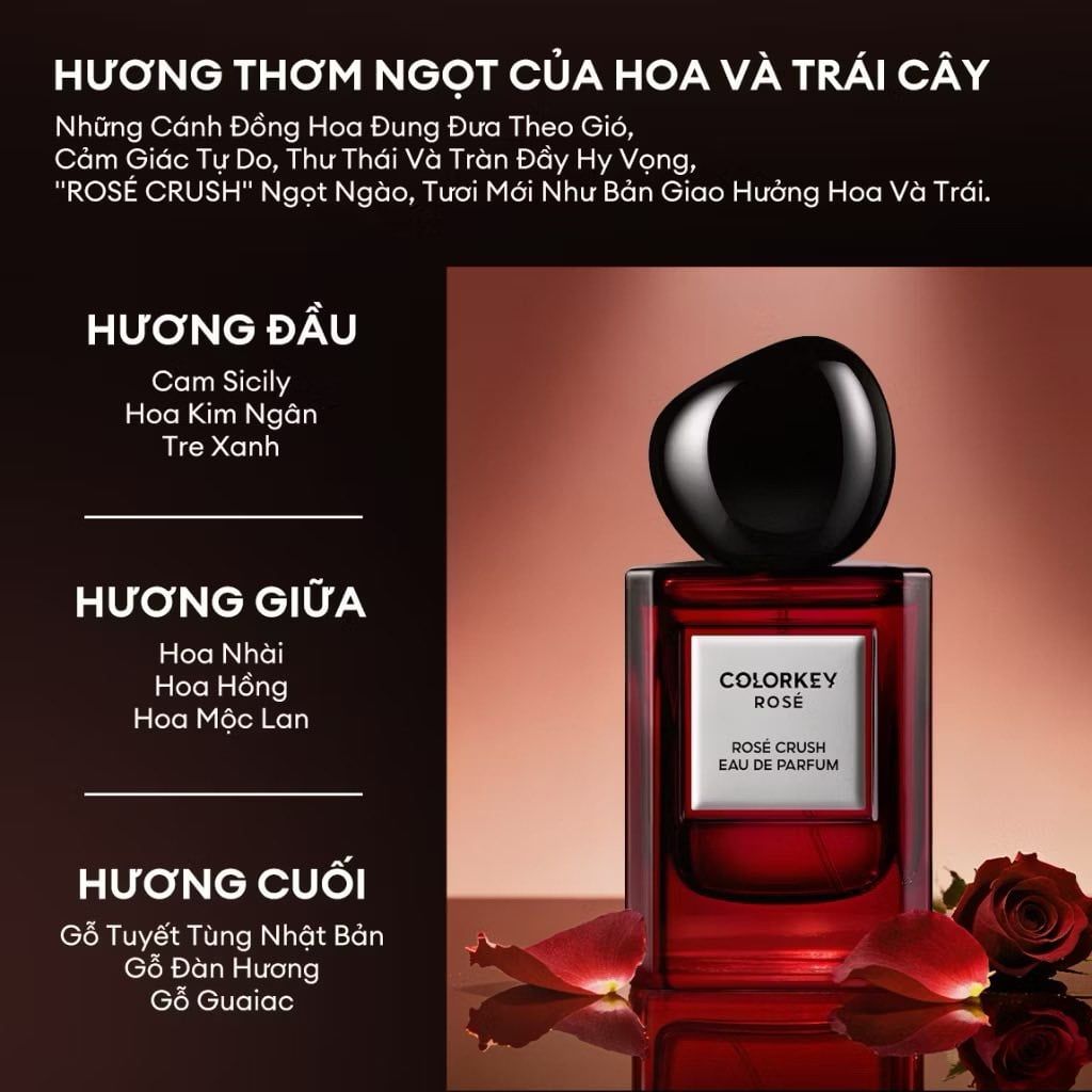 Nước Hoa Colorkey Rosé Rosé Crush Eau De Parfum 50ml