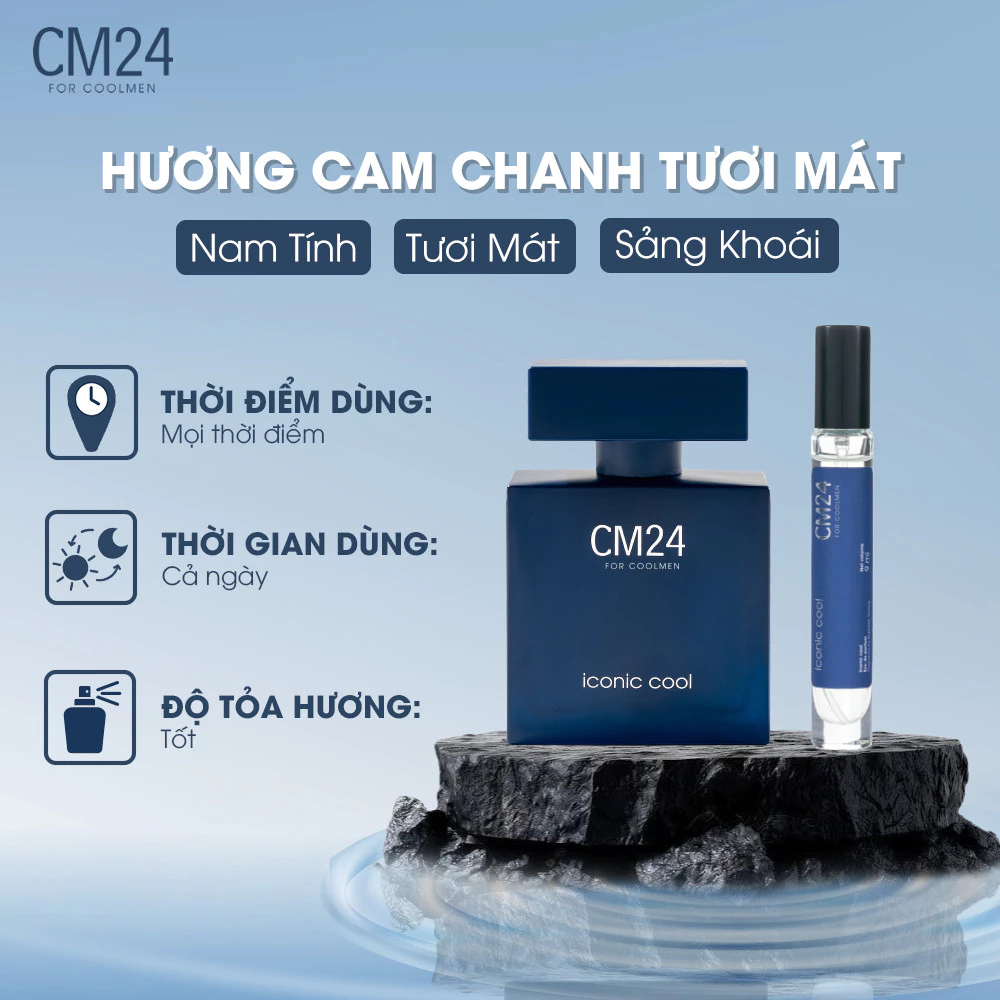 Nước Hoa Nam CM24 For Coolmen Eau De Parfum 9ml