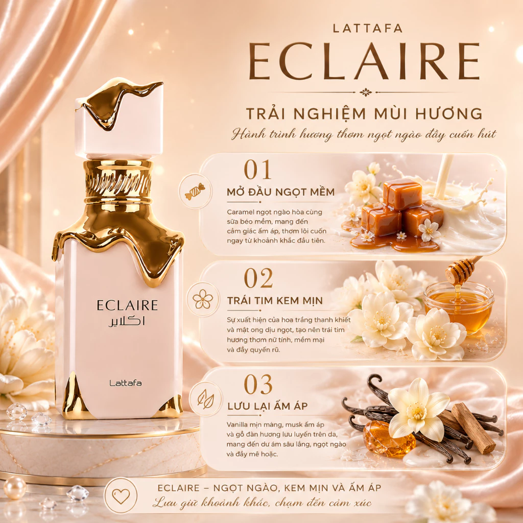 Nước Hoa Nữ Lattafa Eclaire EDP 100ml