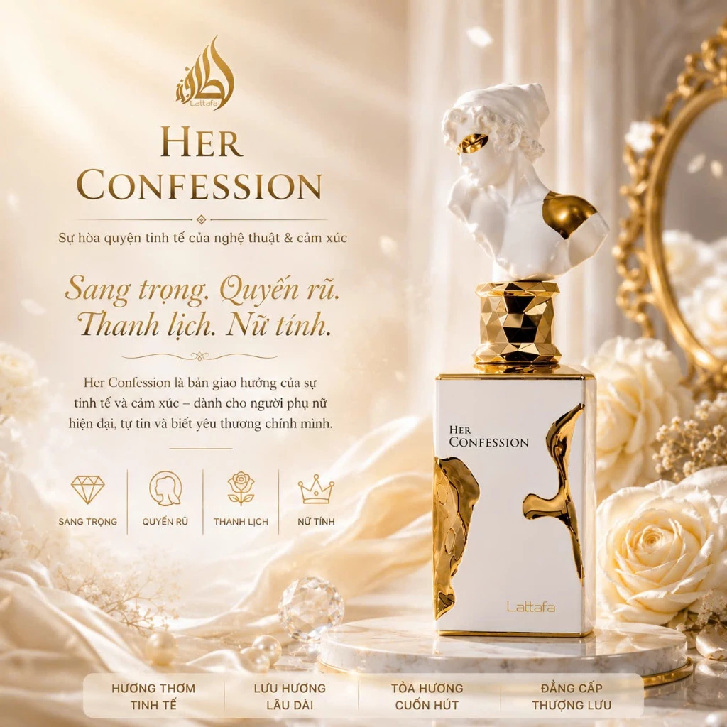Nước Hoa Lattafa Confession EDP Spray 100ml