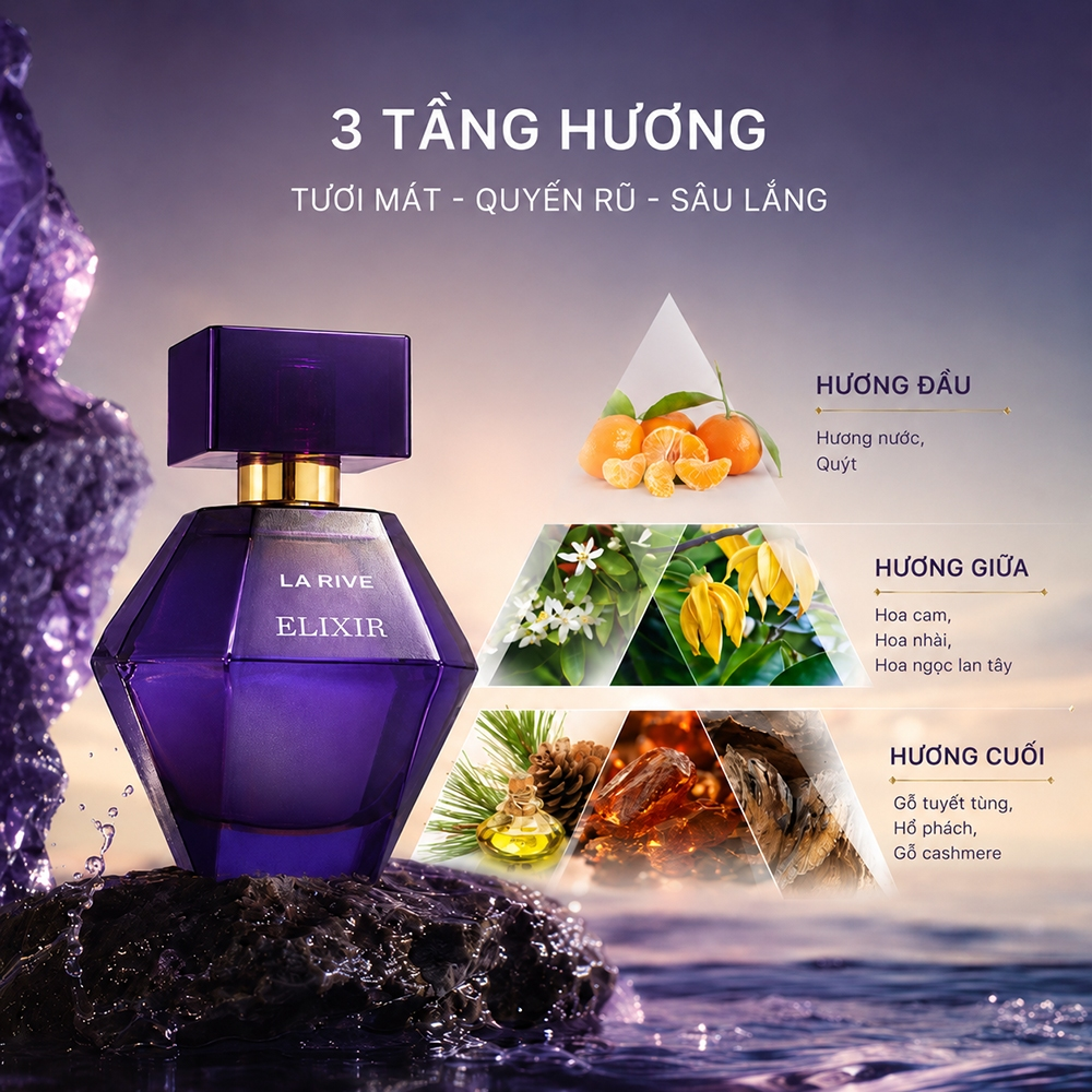 Nước Hoa La Rive Ladies EDP Spray Fragrances 100ml