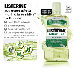 Nước Súc Miệng Listerine Total Care Zero Alcohol Mouthwash Chăm Sóc Toàn Diện Không Cay 250ml