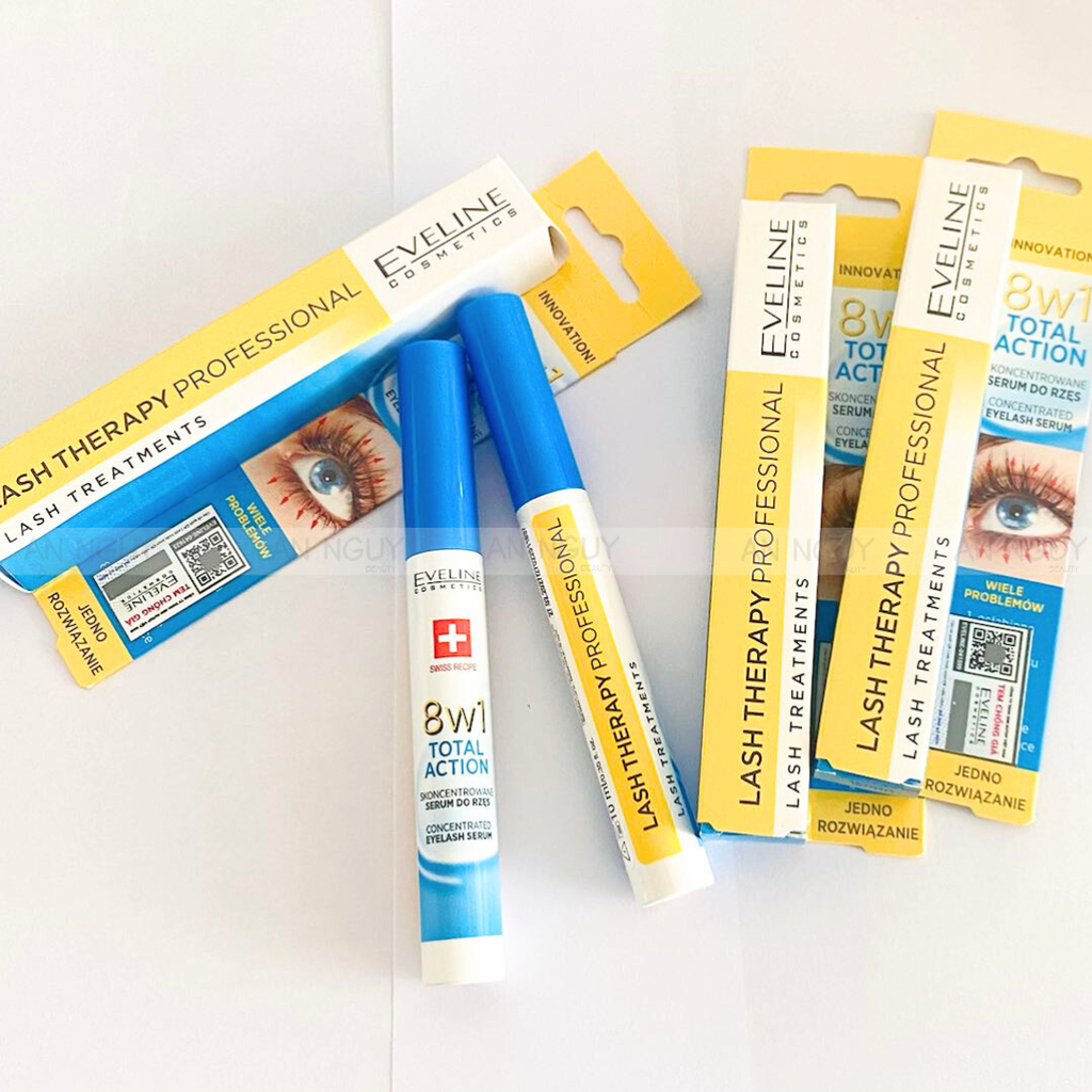 Tinh Chất Dưỡng Mi Eveline Total Action 10ml