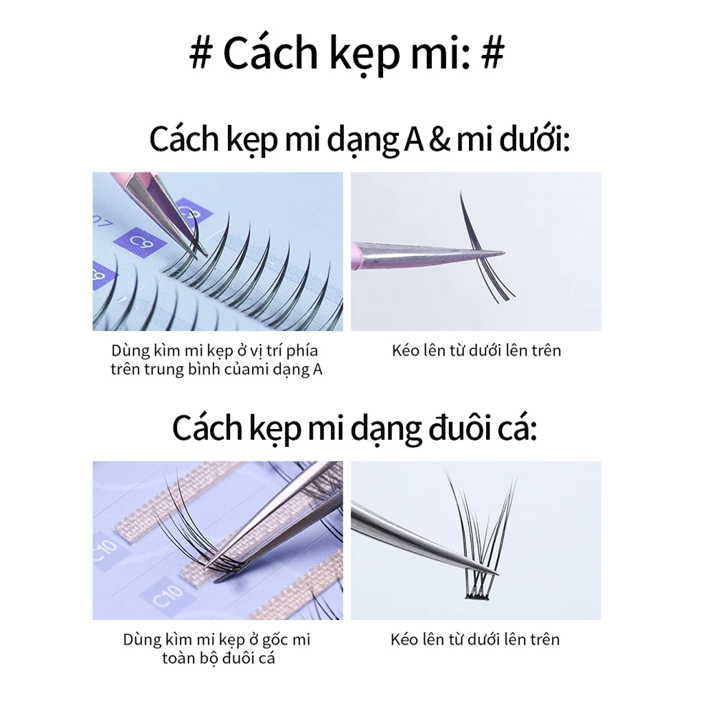 Nhíp Gắn Mi Giả Chuyên Dụng Mlen Diary Eyelash