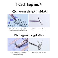 Nhíp Gắn Mi Giả Chuyên Dụng Mlen Diary Eyelash