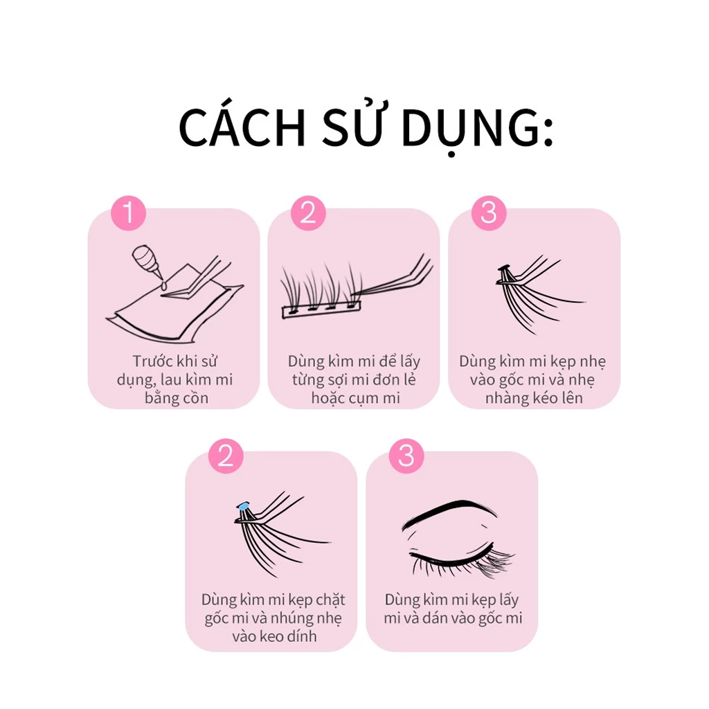 Nhíp Gắn Mi Giả Chuyên Dụng Mlen Diary Eyelash
