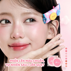 Phấn Má Hồng Vacosi Lolipop All Day Blush Powder VP14 Phấn Mịn, Trang Điểm Tự Nhiên 5.6g