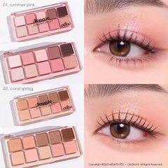 Bảng Phấn Mắt 10 Ô Odbo Iconic Eyeshadow Palette 7g