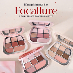 Bảng Phấn Mắt 8 Ô Focallure 8 Pan Pressed Powder Palette 9.6g