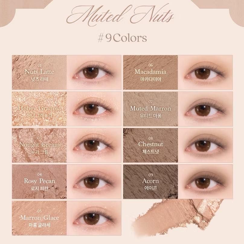 Bảng Phấn Mắt 9 Ô Dasique Shadow Palette