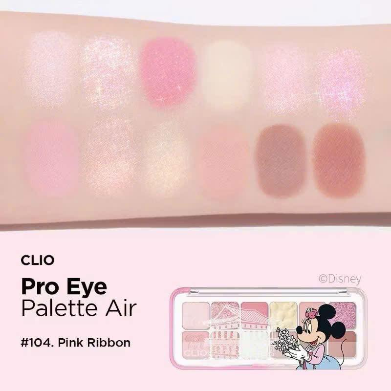 Bảng Phấn Mắt 12 Ô Clio Pro Eye Palette Air Kèm Túi Chuột (Phiên Bản Limited Edition)