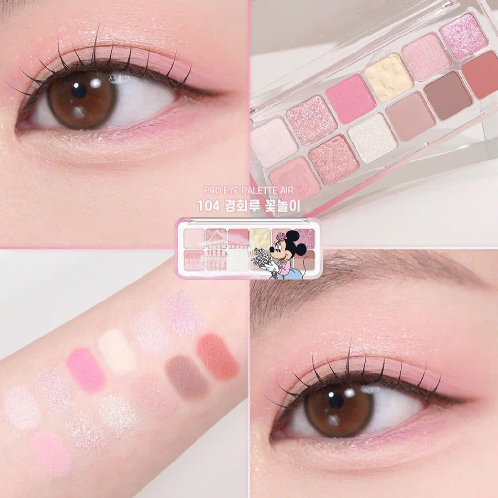 Bảng Phấn Mắt 12 Ô Clio Pro Eye Palette Air Kèm Túi Chuột (Phiên Bản Limited Edition)