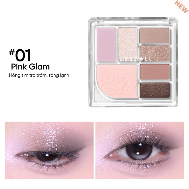 Bảng Phấn Mắt 7 Ô Judydoll Mood 7 Colors Eyeshadow 8.5g