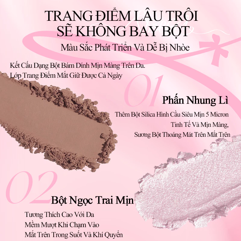 Bảng Phấn Mắt 11 Ô Veecci Ribbon Fantasy Eleven Color Eye Shadow Disk 9.3g