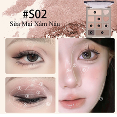 Bảng Phấn Mắt 10 Ô Veecci Gorgeous Dream 10-Color Eyeshadow Palette 4.2g