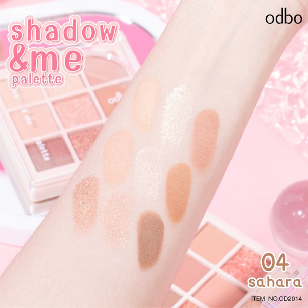Bảng Phấn Mắt 9 Ô Odbo Shadow & Me Eye Palette 6.5g