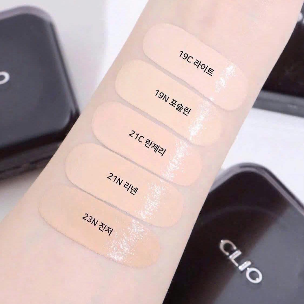 Phấn Nước Clio Kill Cover Founwear Cushion SPF40 PA++ 15g x 2 (Đen Vuông New)