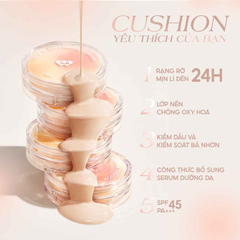Phấn Nước Barenbliss True Beauty Inside Cushion Kiềm Dầu, Che Khuyết Điểm 15g