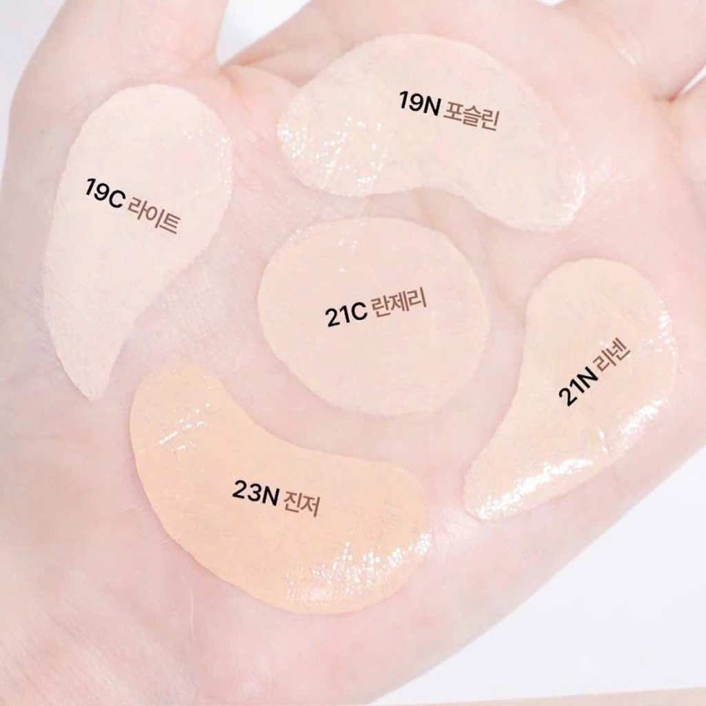 Phấn Nước Clio Kill Cover Mesh Glow Essential Cushion SPA 50+ PA++++ 15g x 2 (Vuông Hồng New)
