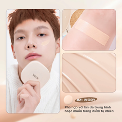 Phấn Nước Vacosi Flaso Cushion SPF50+ PA+++ Căng Mịn 15g
