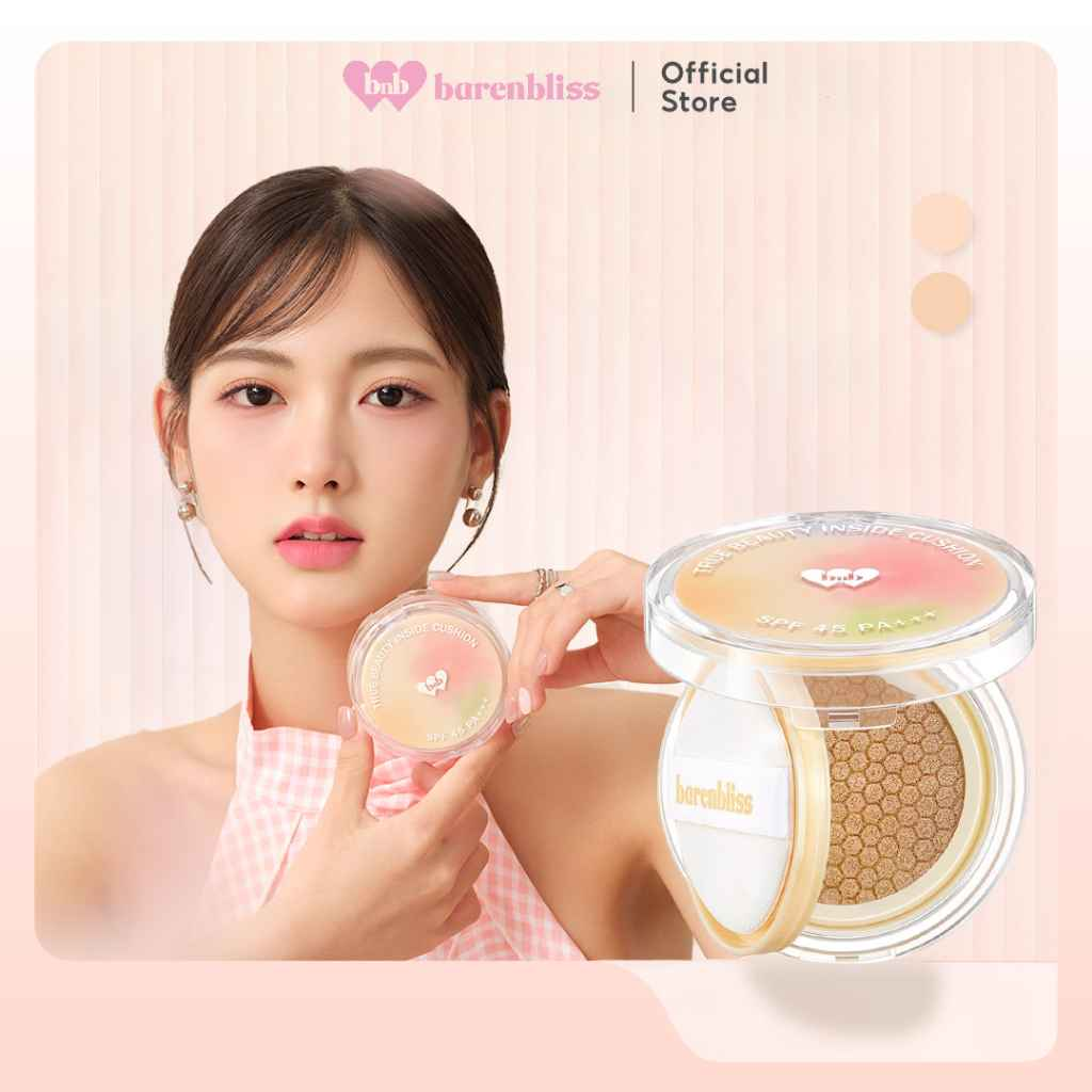 Phấn Nước Barenbliss True Beauty Inside Cushion Kiềm Dầu, Che Khuyết Điểm 15g