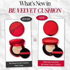Phấn Nước Espoir Be Velvet Cover Cushion SPF42 PA++ Che Phủ Khuyết Điểm, Lâu Trôi (No Refill) 13g