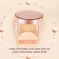 Phấn Nước Hexze Rightening Longlasting Cushion Foundation Lâu Trôi Mịn Đẹp 15g x2
