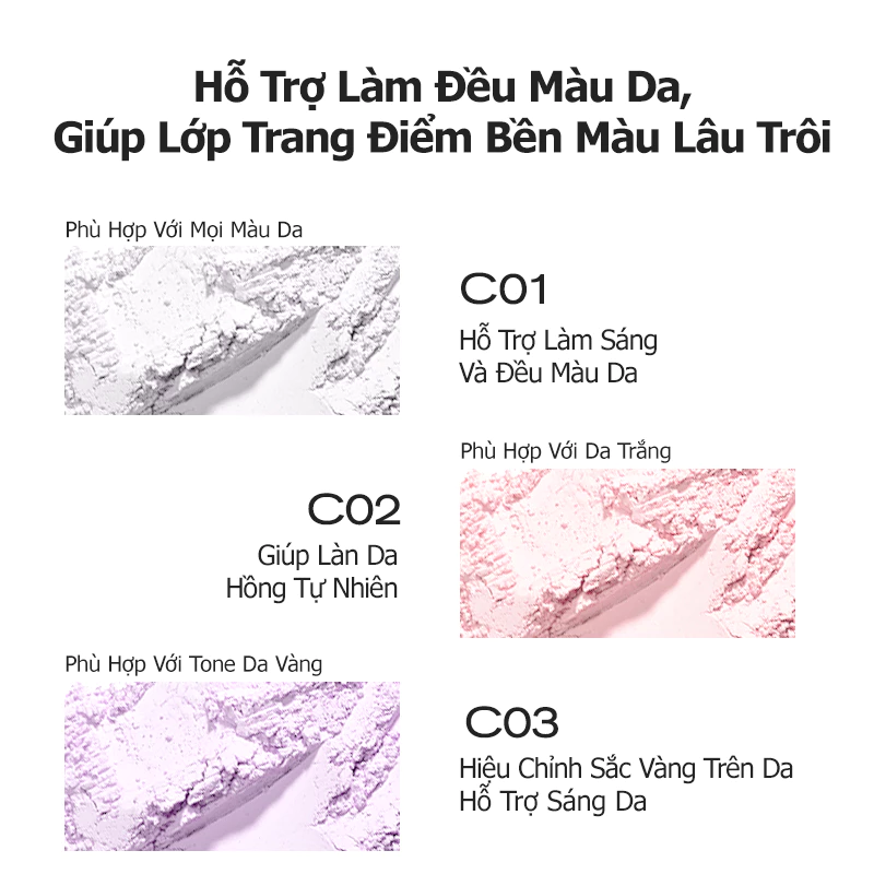 Phấn Phủ Dạng Bột Colorkey Lasting Naturally Occurring Loose Powder
