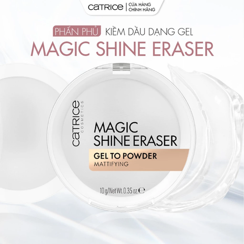 Phấn Phủ Dạng Gel Catrice Magic Shine Eraser Gel To Powder Mattifying Kiềm Dầu 10g