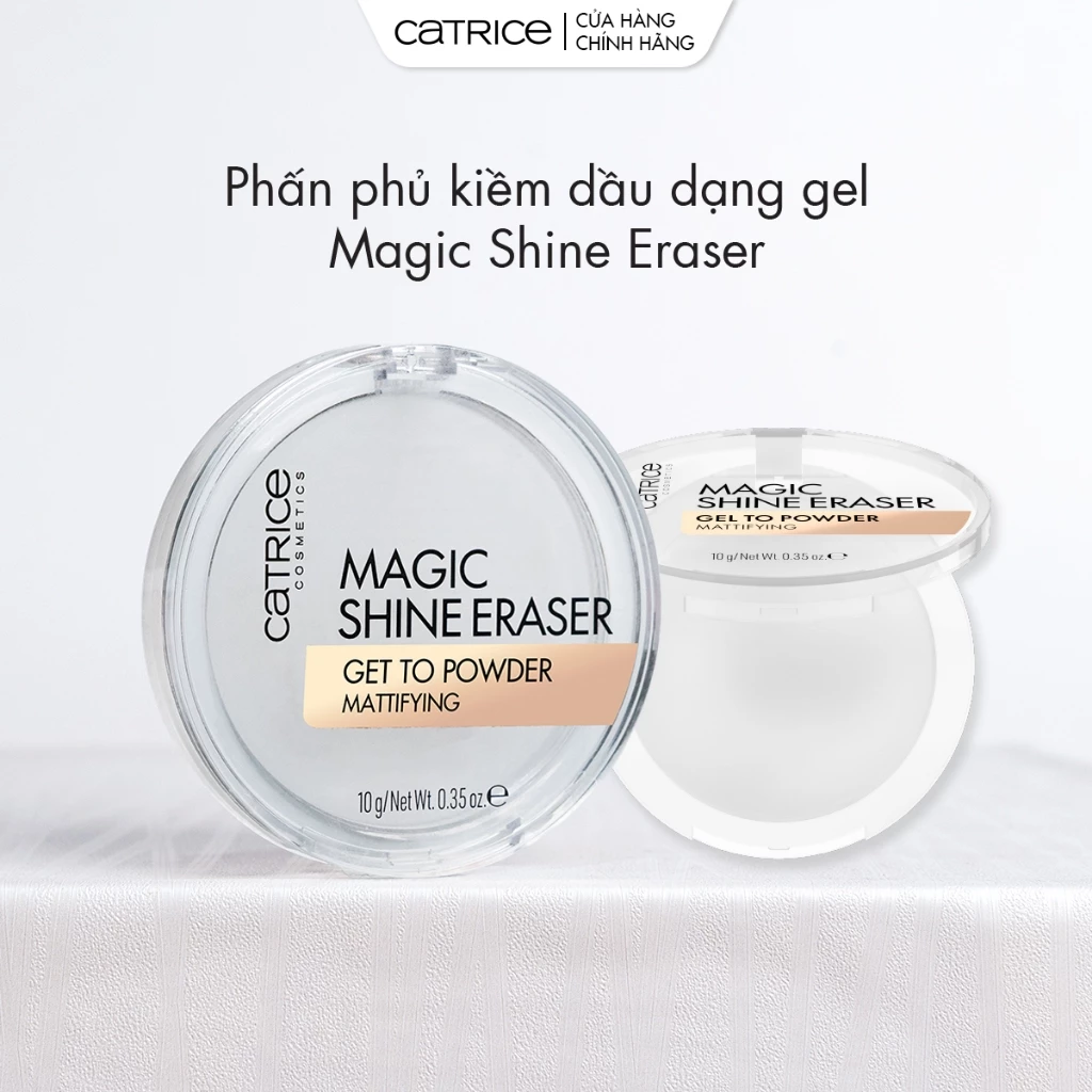 Phấn Phủ Dạng Gel Catrice Magic Shine Eraser Gel To Powder Mattifying Kiềm Dầu 10g