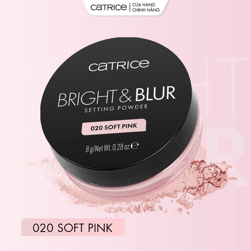 Phấn Phủ Dạng Bột Catrice Bright & Blur Setting Powder 8g