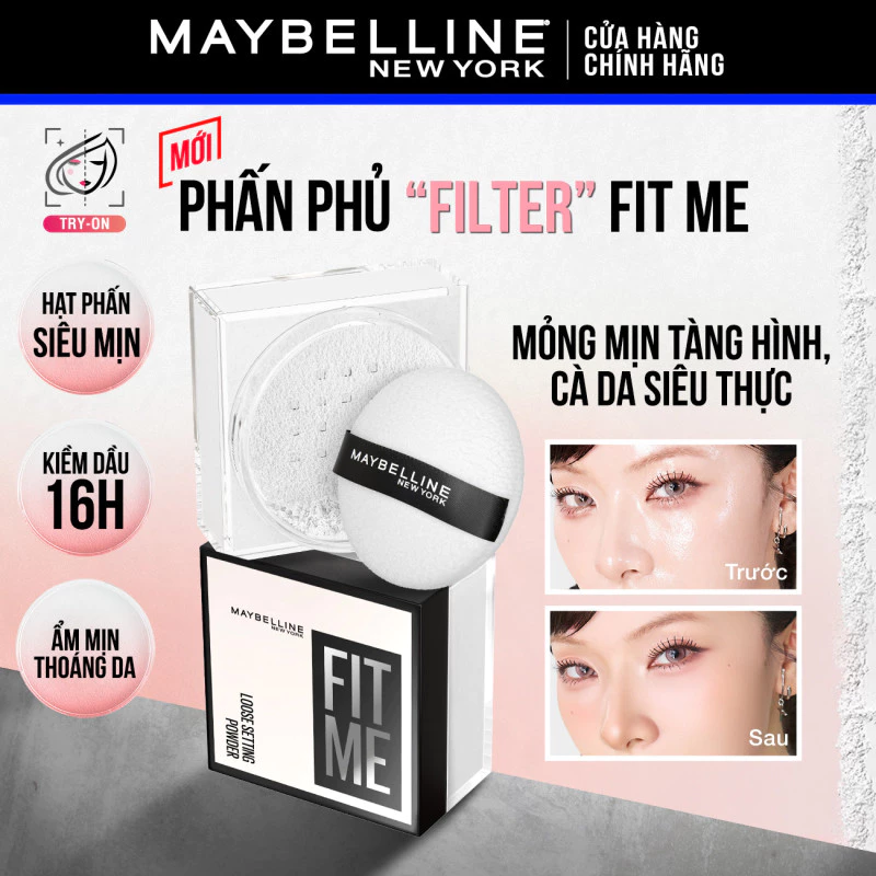 Phấn Phủ Dạng Bột Maybelline New York Fit Me Mattifying Loose Setting Powder Kiềm Dầu 10g