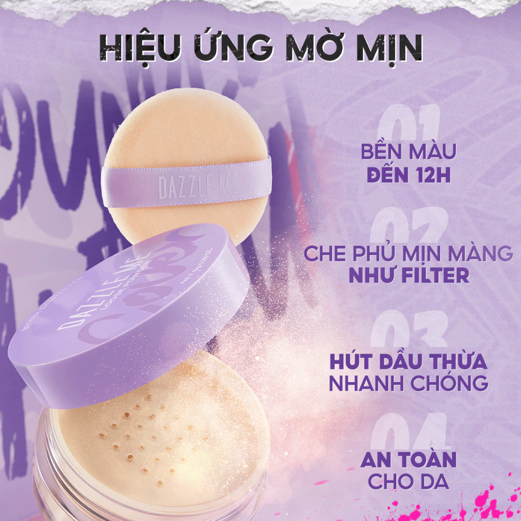 Phấn Phủ Dạng Bột Dazzle Me Better Than Filter Fixed Loose Powder 8g