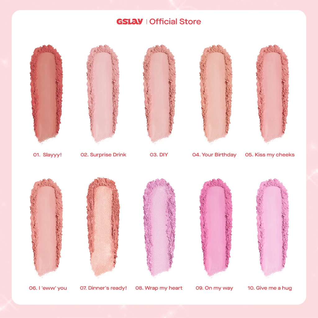 Phấn Má Hồng Thuần Chay Gslay Yoso Blush Powder 5g