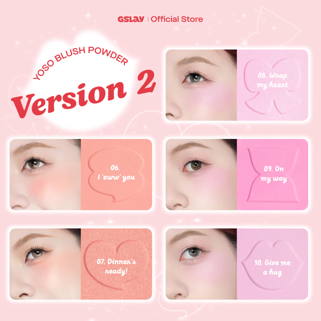 Phấn Má Hồng Thuần Chay Gslay Yoso Blush Powder 5g
