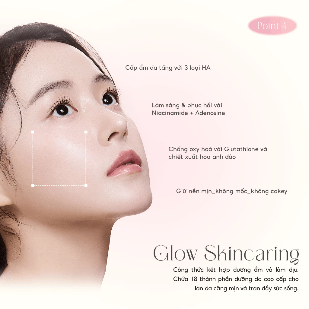 Phấn Nước Aperire Sheer Breese Cushion SPF 50+ PA+++ Bắt Sáng, Căng Bóng Tự Nhiên 13g