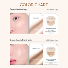 Phấn Nước TAG Căng Bóng Dewy Skin Cushion SPF 50+ PA+++ 15g