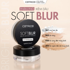 Phấn Phủ Dạng Bột Catrice Soft Blur Matte Setting Powder Mỏng Nhẹ Kiềm Dầu 8g