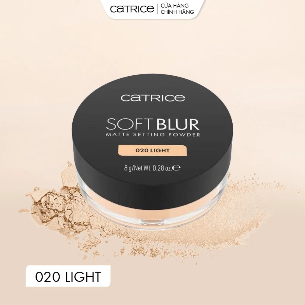 Phấn Phủ Dạng Bột Catrice Soft Blur Matte Setting Powder Mỏng Nhẹ Kiềm Dầu 8g