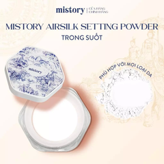 Phấn Phủ Dạng Bột Mistory Airsilk Setting Powder Mỏng Mịn, Kiểm Soát Dầu 9g