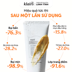 Sữa Rửa Mặt Dear, Klairs Freshly Juiced Vitamin Mask Cleanser Đất Sét Vàng, Sáng Da 150ml