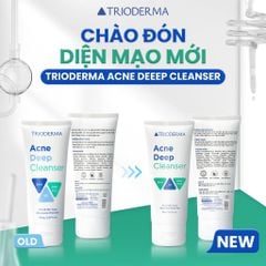Sữa Rửa Mặt Trioderma Acne Deep Cleanser Sạch Sâu, Kiểm Soát Dầu Nhờn 150g