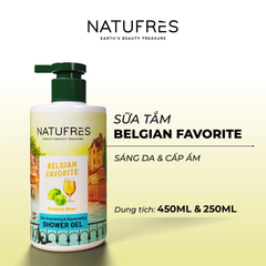 Gel Tắm Natufrès Shower Gel Chiết Xuất Thiên Nhiên, Dưỡng Ẩm Sâu Ngăn Khô Ráp