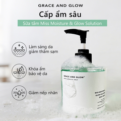 Sữa Tắm Grace And Glow Miss Moisture And Glow Solution Body Wash Dưỡng Ẩm Da 400ml