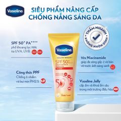 [MUA 1 TẶNG 1] Sữa Chống Nắng Vaseline Daily Protection & Brightening 300ml + Nước Tẩy Trang Simple Micellar Cleansing Water 200ml