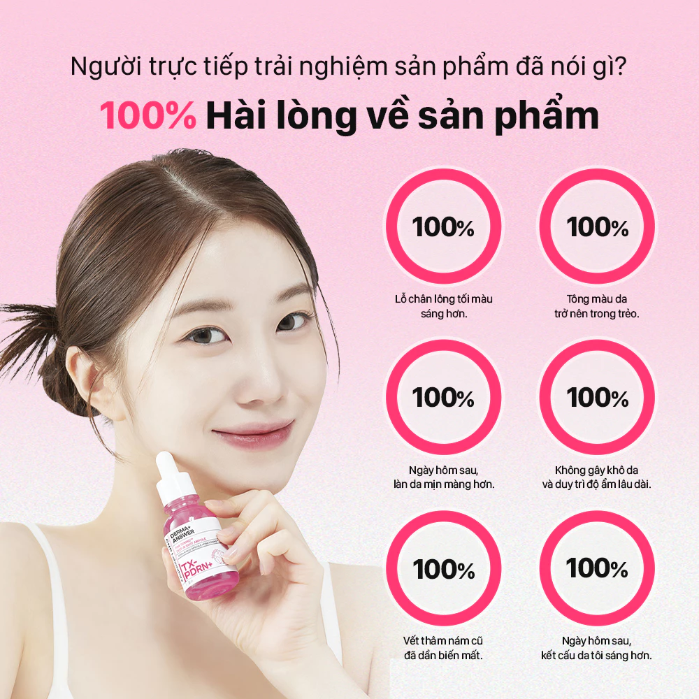 Tinh Chất CNP Laboratory Derma Answer Pink Toning Deep - In Shot Ampule Dưỡng Sáng Phục Hồi 15ml