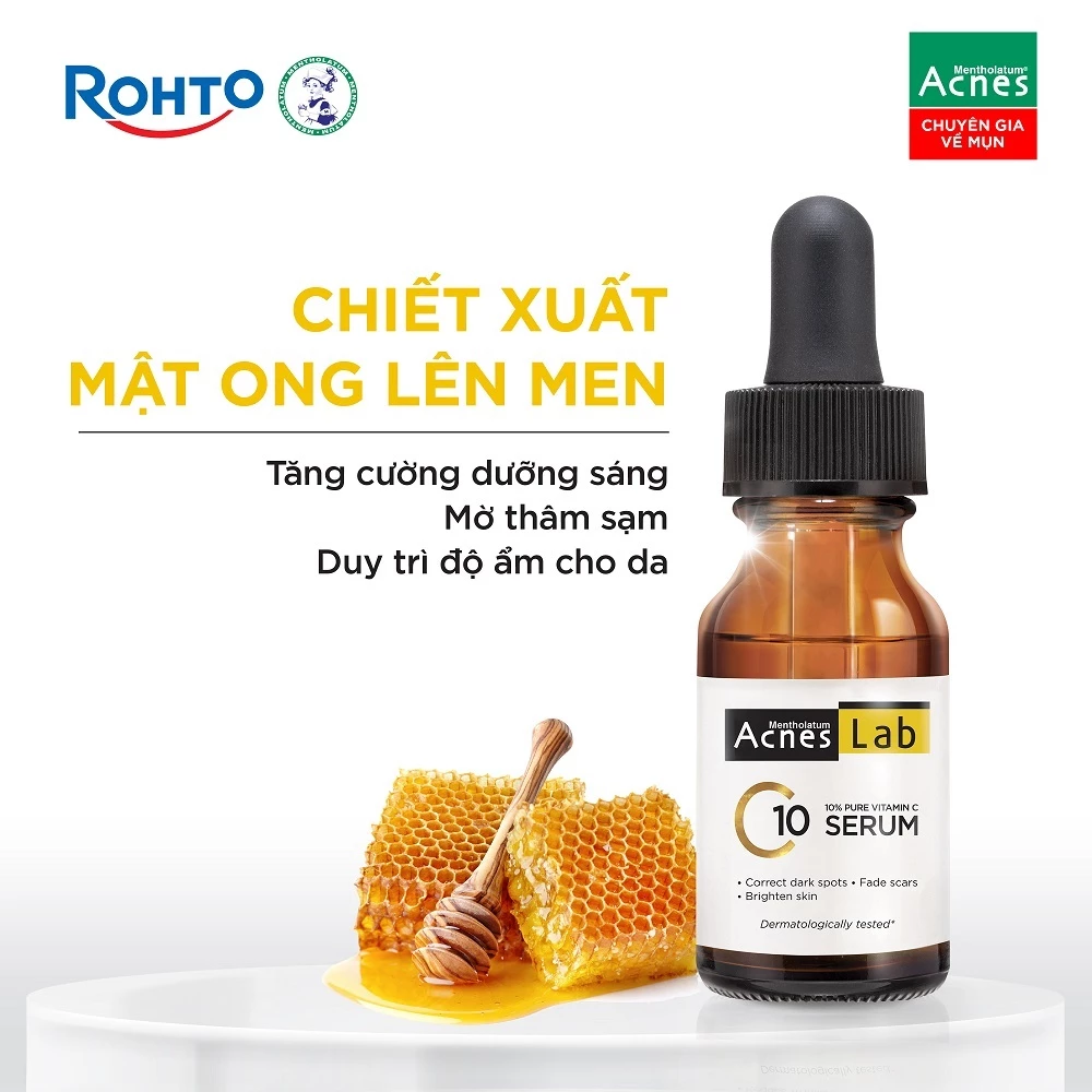 Tinh Chất Acnes Lab Vitamin C Serum Dưỡng Sáng, Mờ Thâm 15ml