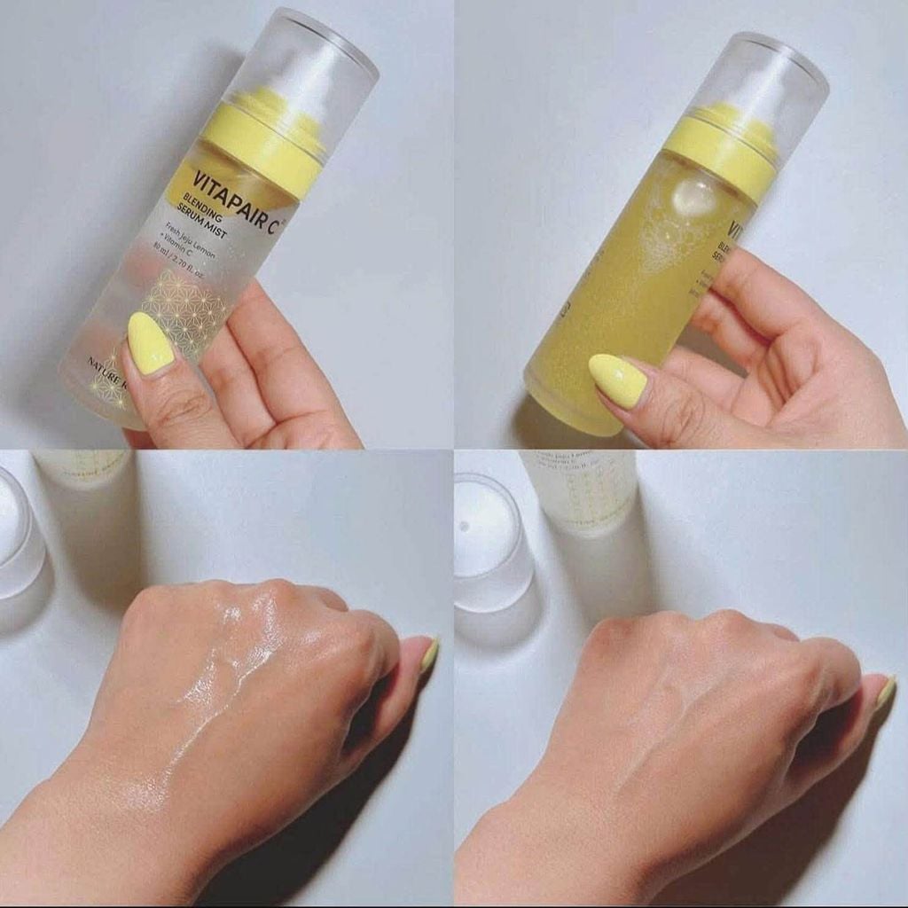 Tinh Chất Dạng Xịt Nature Republic Vitapair C Blending Serum Mist Dưỡng Ẩm, Dưỡng Sáng Chống Oxy Hóa 80ml